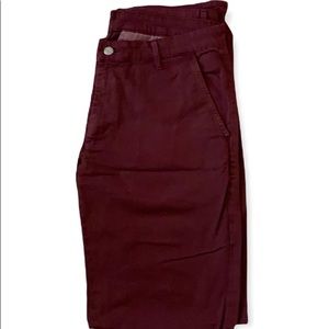 Adriano Goldschmidt pants, red, 34w